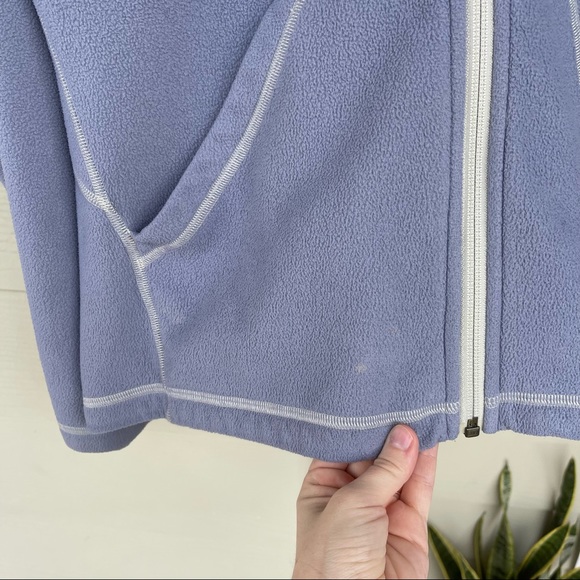 REI• fleece light purple zip up hoodie - Picture 3 of 5